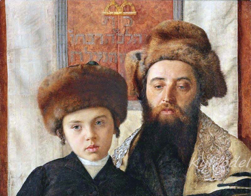 Portrait of a Rabbi with a Young Pupil
